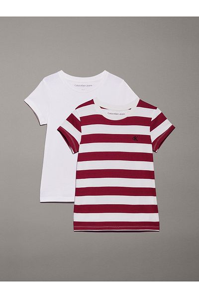 Calvin Klein Women White Multicolored Pack of 2 T-Shirts