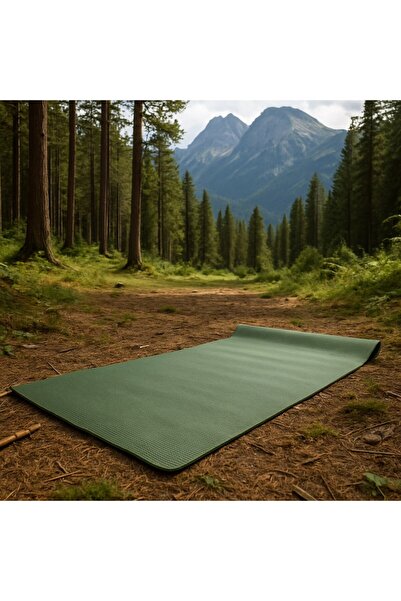 CKSpor Spor Kamp Haki Renk Pilates Yoga Matı – Kaymaz, Çok Amaçlı, Egzersiz M...