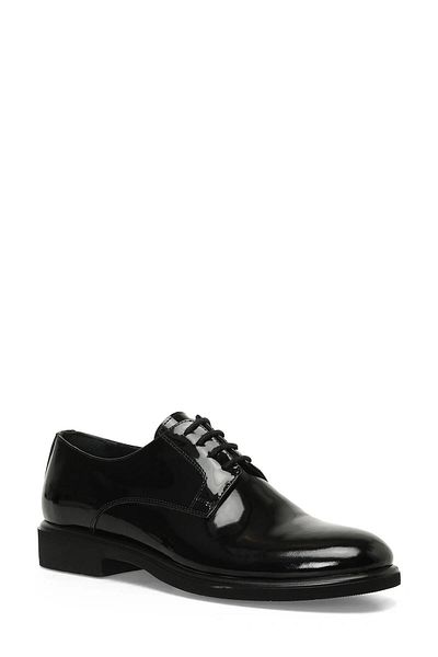 İnci İnci Tobo.R Fx Black Patent Leather Men's Genuine Leather Classic Shoes