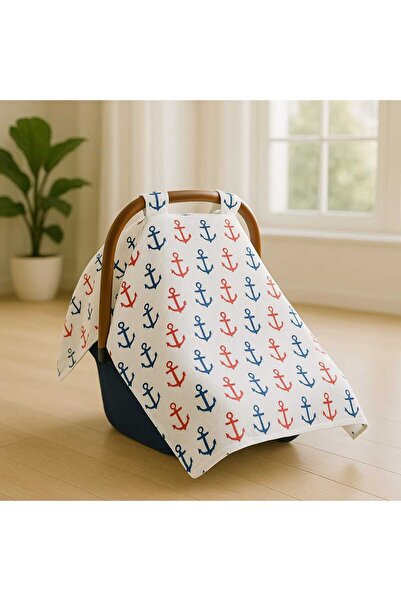 Akyüz Bebe غطاء عربة منقوشة