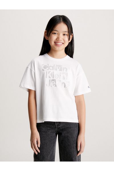 Calvin Klein Calvin Klein Women White Short Sleeve T-Shirt