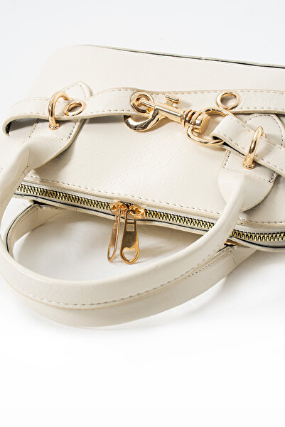 KOÇAK ÇANTA Γυναικεία τσάντα χειρός και τσάντα χιαστί από συνθετικό δέρμα με λεπτομέρεια με γάντζο King