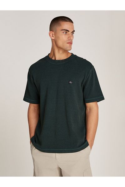 Calvin Klein Men Green Short Sleeve T-Shirt