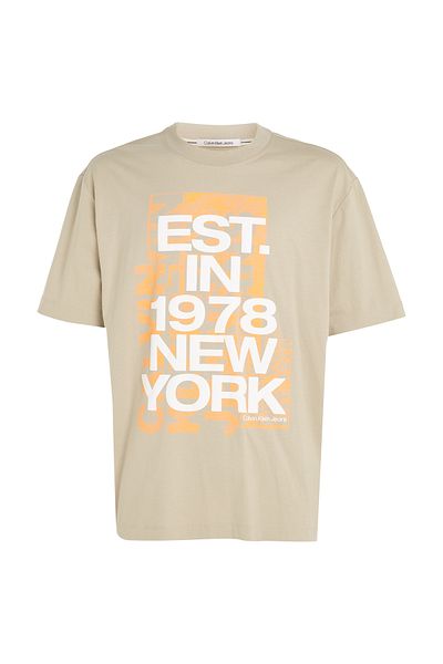 Calvin Klein Men Brown Short Sleeve T-Shirt