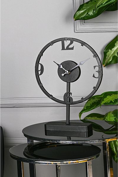 EMORES Decorative Metal Table Clock