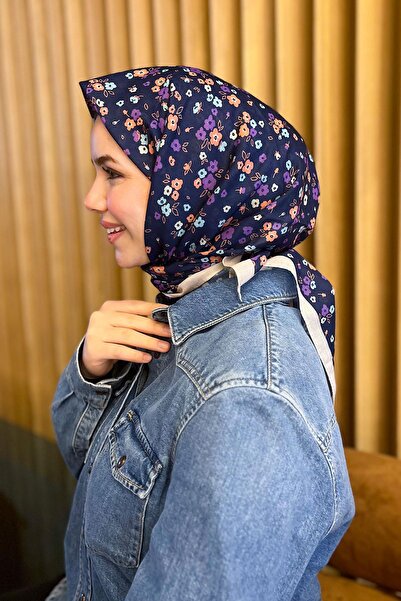 Sultan Eşarp Φουλάρι από φρέσκο ​​βαμβάκι Sultan - Μοτίβο με τραγανά λουλούδι...