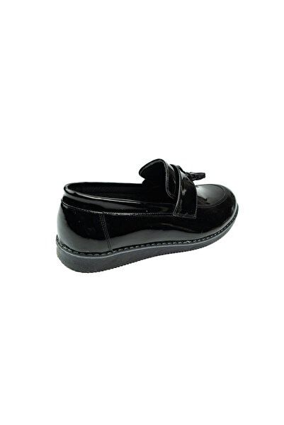 Minican 184 Black Boy's College Casual Shoes