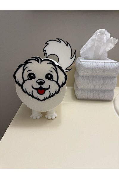GİT3D Hârtie igienică pentru câini Decor pentru baie