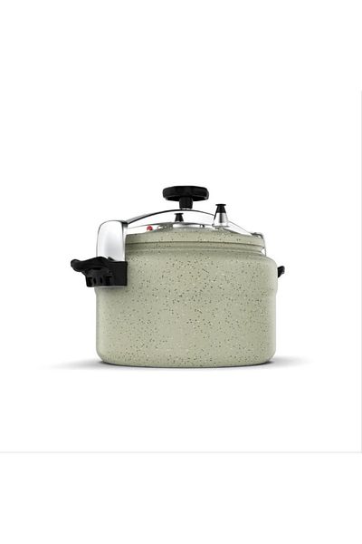 ALSAIF Saif Beige Granite Pressure Cooker 4L