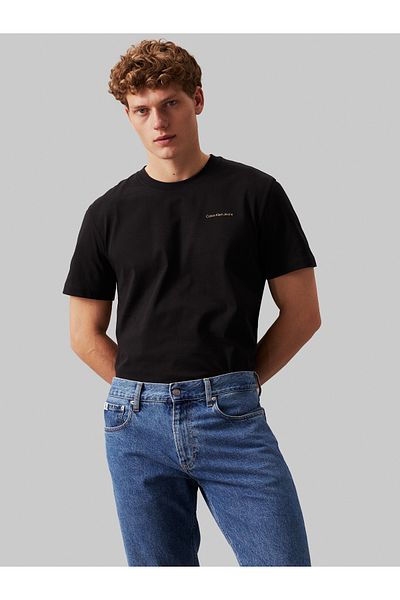 Calvin Klein Calvin Klein Men Black Short Sleeve T-Shirt