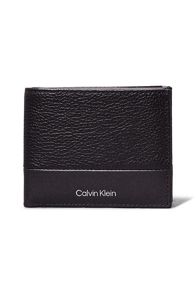 Calvin Klein Calvin Klein Men Black Subtle Mix Bifold 5C Wallet