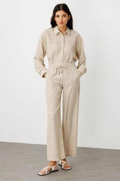 ON Wide Leg Linen Trousers