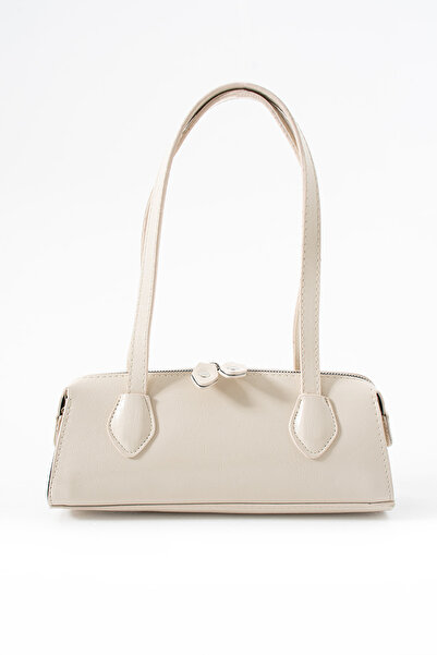 KOÇAK ÇANTA Γυναικεία τσάντα χειρός και ώμου με φερμουάρ με δύο λαβές ορθογώνια μπαγκέτα