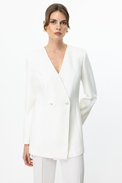 Ekol Belted Double Button Jacket