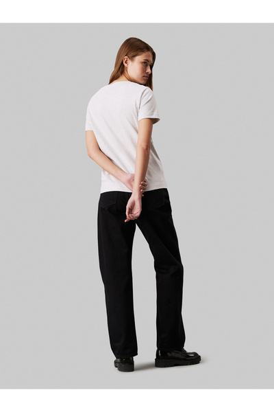 Calvin Klein Calvin Klein Women Gray Chenille Monologo T-Shirt