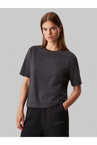 Calvin Klein Women Black Short Sleeve T-Shirt