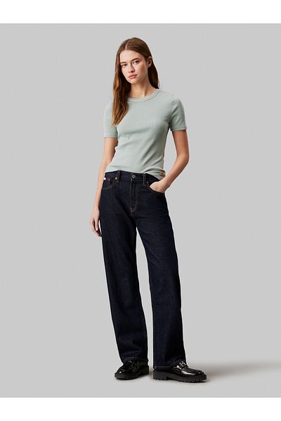 Calvin Klein Women Green Short Sleeve T-Shirt