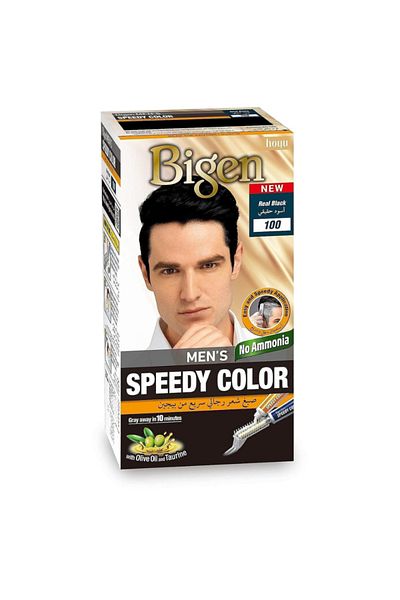 BİGEN Beijing Real Black Hair Dye for Men's Beard