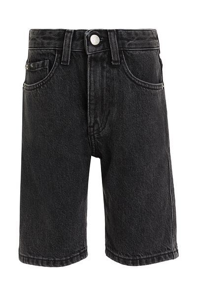 Calvin Klein Boys Black 5 Pocket Relaxed Denim Shorts