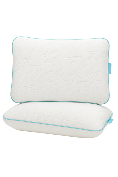 BabyModa Ορθοπεδικό Μαξιλάρι με ίνες Visco – Με Στήριξη Αυχένα, Πλενόμενο Κάλ...