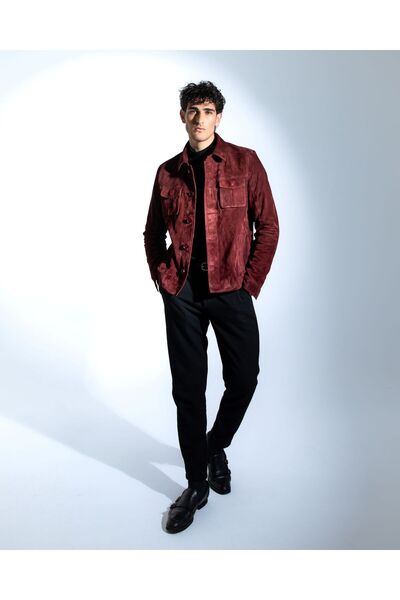 CE-YIL DERİ ÜRÜNLERİ ERKEK HAKİKİ DERİ SÜET CEKET