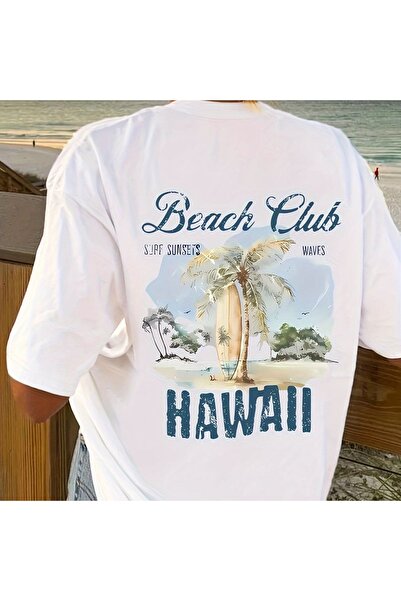 Jose Clothing تي شيرت مطبوع بأكمام قصيرة وقصة كبيرة الحجم