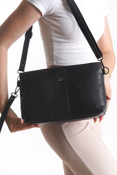 Solo Bag Кожена чанта с дълга презрамка от портфолио