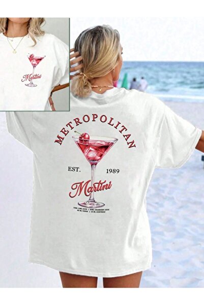 Bengi Clothing تي شيرت مطبوع بأكمام قصيرة وقصة كبيرة الحجم