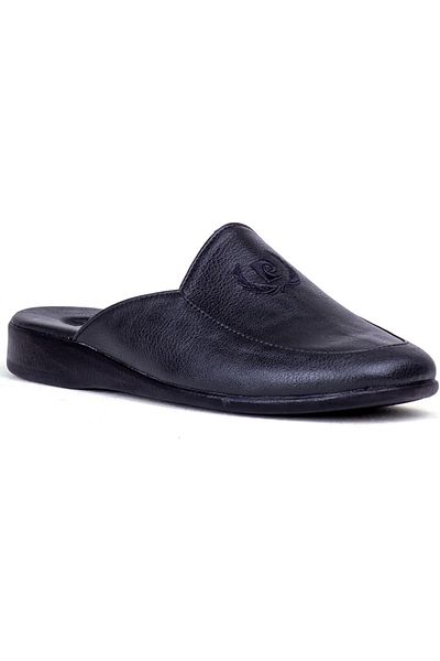 Pierre Cardin Men's Boxed Leather Dowry Groom Slippers S3.Q.Tk.9K.R0