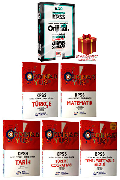 Yargı Yayınları 2026 KPSS Lise(Ortaöğretim) GYGK Orijinal Çıkmış Sorular 2010...