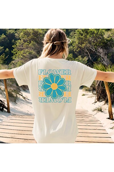 Bengi Clothing تي شيرت مطبوع بأكمام قصيرة وقصة كبيرة الحجم