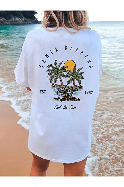 Jose Clothing Tricou imprimat cu mânecă scurtă cu croială supradimensionată