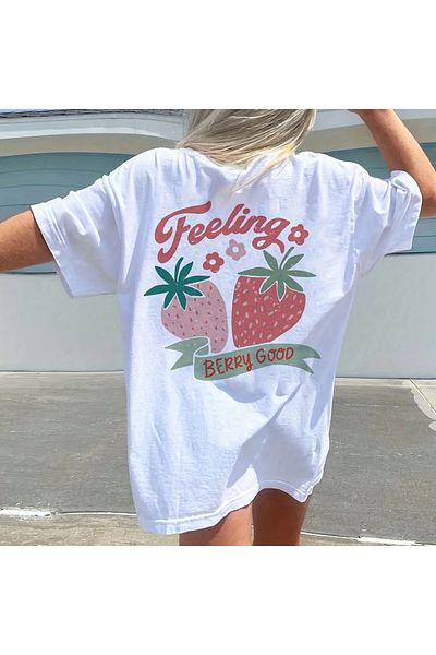 Bengi Clothing Μπλουζάκι με κοντό μανίκι με στάμπα
