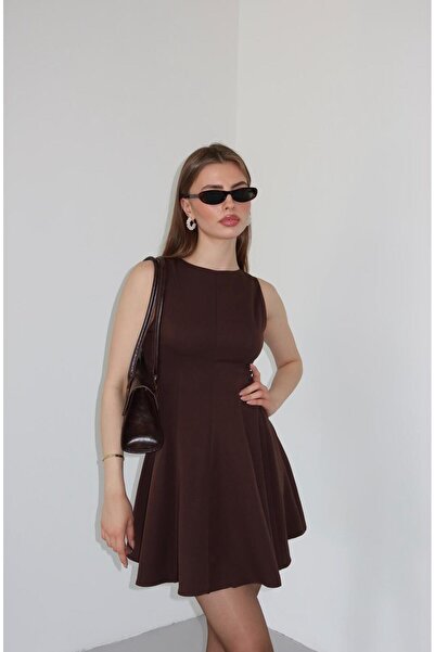 Ekim Store Διπλό Μίνι Φόρεμα με βολάν