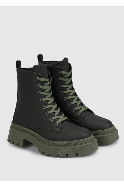 Provoq Khaki Women's Boots