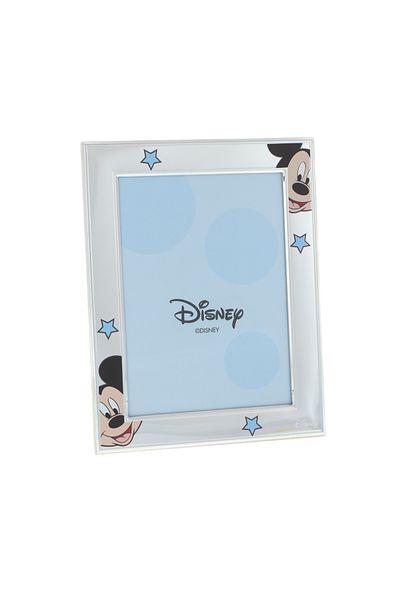 GiftExpress Rama foto argintata pentru copii Mickey Mouse 23cm