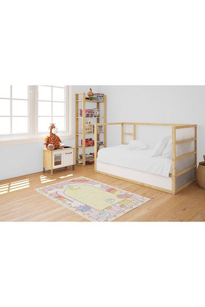 Filamente Decorative Digital Printed Non-Slip Base 50X90 Prayer Mat