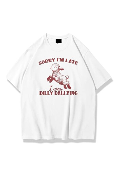 Jose Clothing Tricou imprimat cu mânecă scurtă cu croială supradimensionată