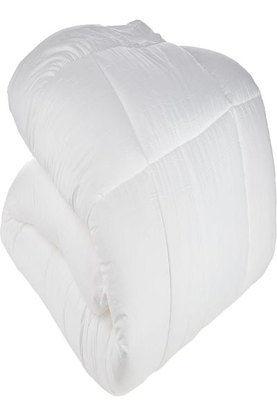 RISHAHOME Single Size Duvet 160x210 cm – Soft White Microfibre Comforter for All-Season Use