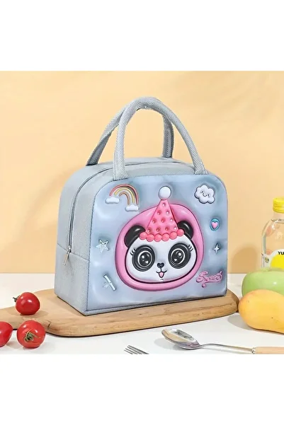 TATA CRAFT Bento Food Carrying Hand Bag Office, School, Beach, Camping, Picnic Insulated Bag