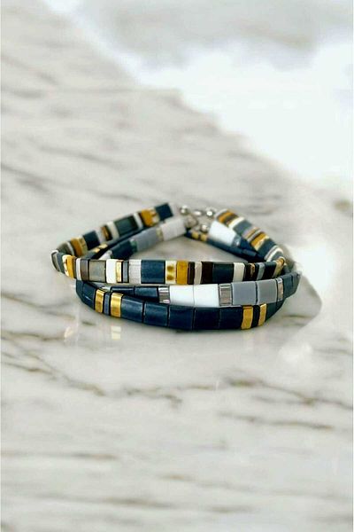 Atölye Olcay Eser Tila Set of 3 Elastic Bracelets