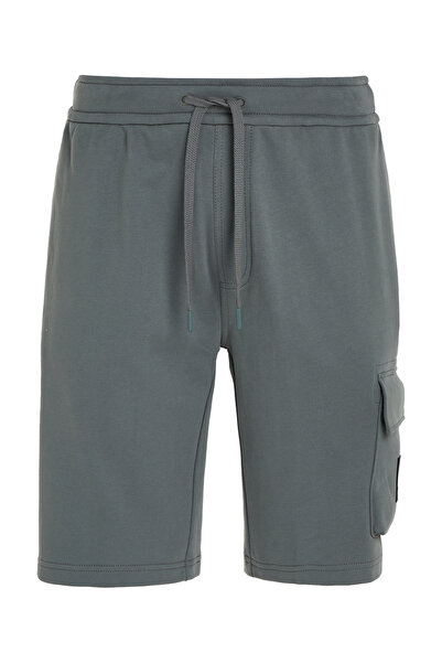 Calvin Klein Calvin Klein Men Gray Monologo Badge Shorts