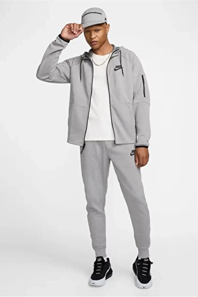 Nike Sportswear Tech Fleece Taper Leg Jogger Daralan Kesim Gri Erkek Eşofman Altı