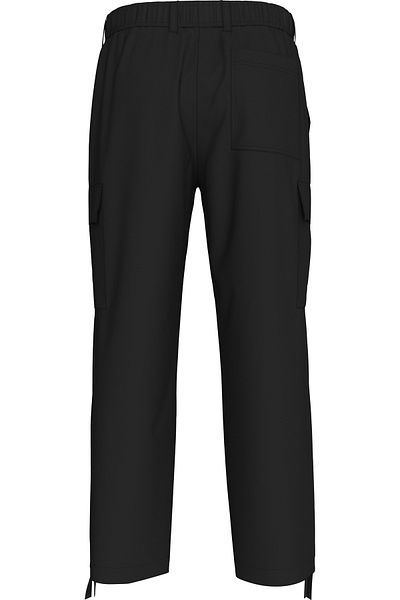 Calvin Klein Men Black Straight Cargo Pants