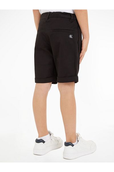 Calvin Klein Boys Black Ceremony Chino Shorts