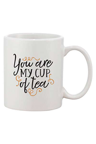 OEM Cană albă personalizată „Ești ceașca mea de ceai”, INOVATIX®. 330 ml