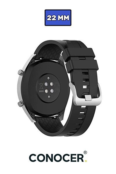 CONOCER Huawei Watch Gt4/Gt5 46mm Compatible 22mm Soft Silicone Patterned Band