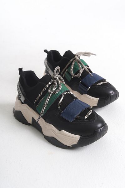 Solo Bag DEL'SOLERA WOMEN'S LACE-FREE HIGH SOLE SNEAKER SPORTS SHOES