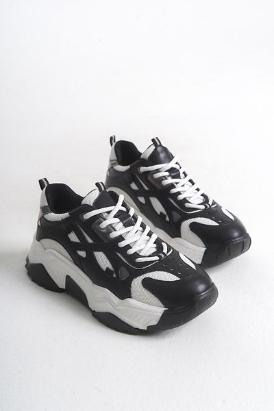 Solo Bag DEL'SOLERA WOMEN'S LACE-UP HIGH SOLE SNEAKER SPORTS SHOES