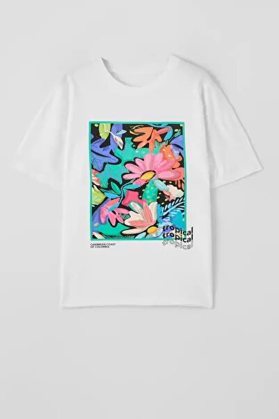 Jose Clothing Μπλουζάκι με κοντό μανίκι με στάμπα